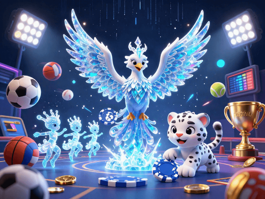 Experience NOHU's stunning 3D cartoon casino scene with magical creatures and vibrant betting elements.