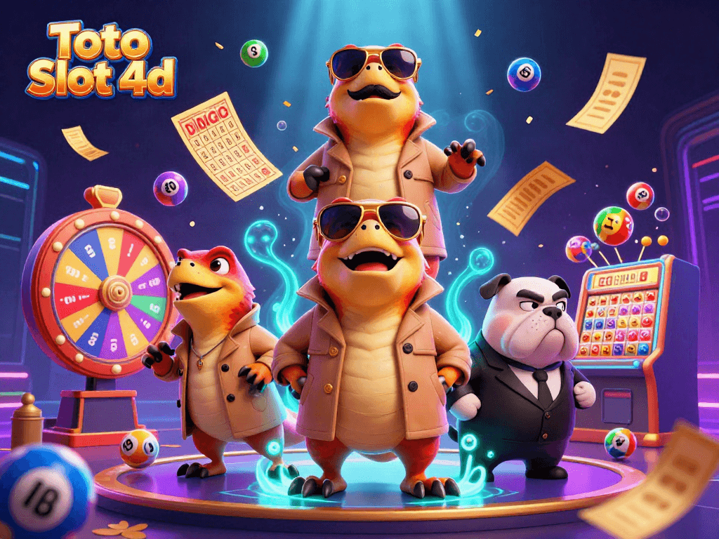 Memenangkan pengalaman bermain Toto Slot 4d dengan raptor dalam jas trench di kasino VIP.
