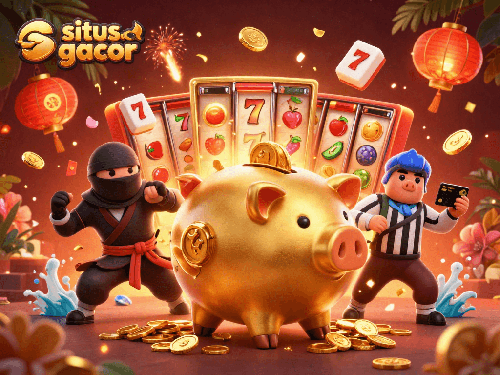 Mengguncang harta di situs slot gacor dengan piggy bank sumo dan elemen permainan yang mengesankan.