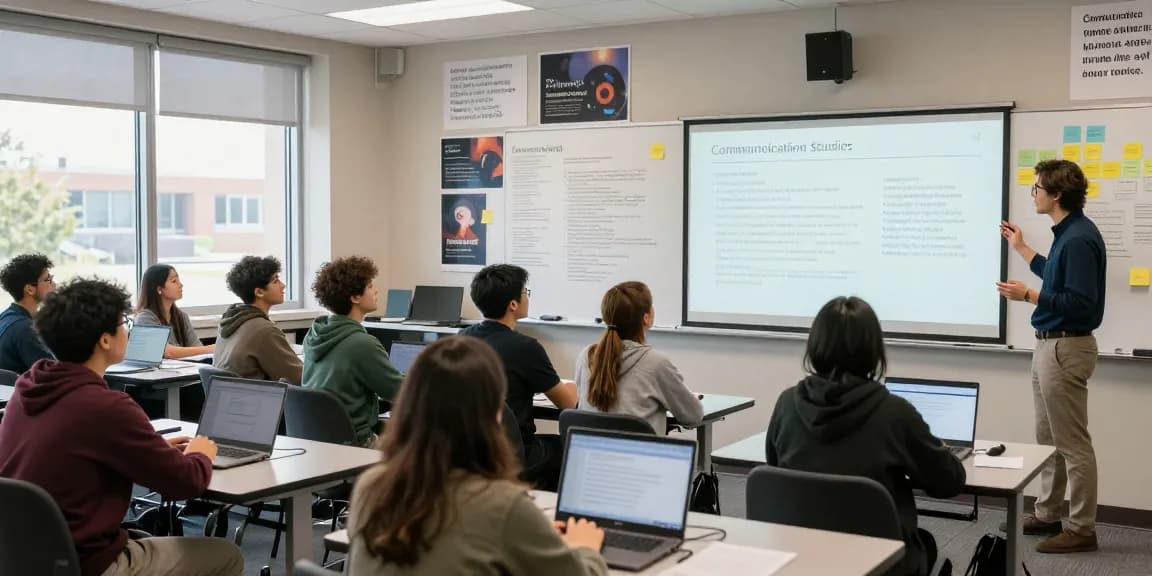 Students in a university classroom discussing slot gacor concepts with collaborative tools.