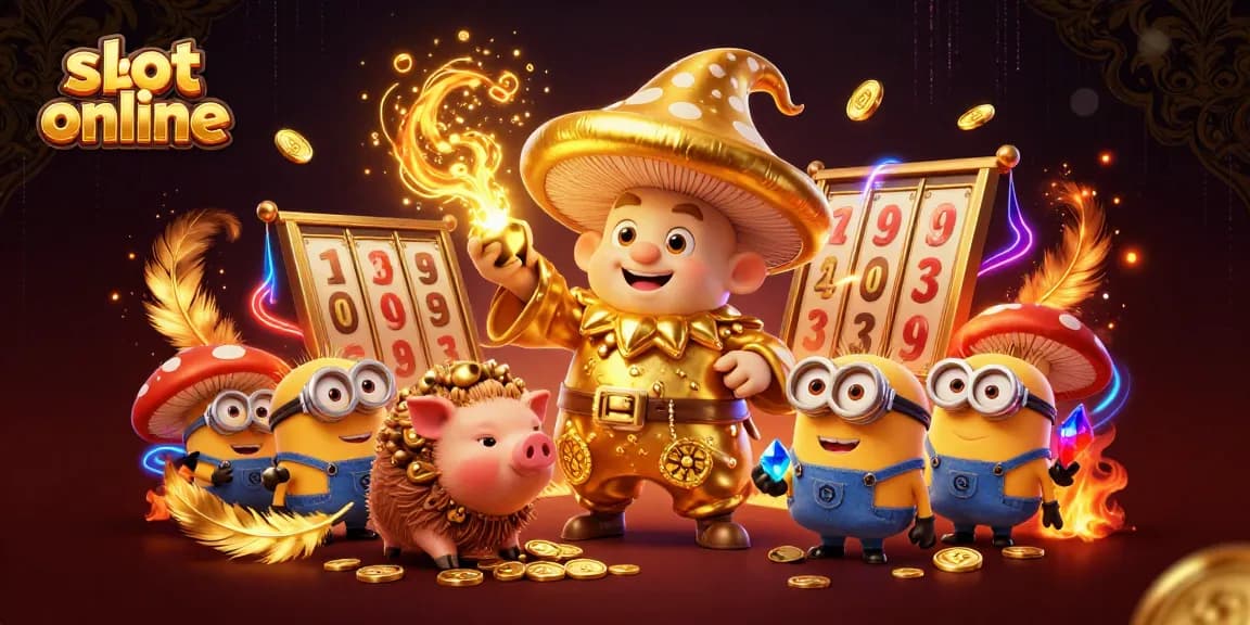Menangkan slot online dengan wizard jamur emas dan pig truffle mendeteksi harta karun!