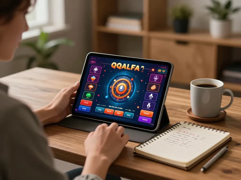 Engaging online gaming experience with QQALFA, showcasing betting strategies in a modern setting.