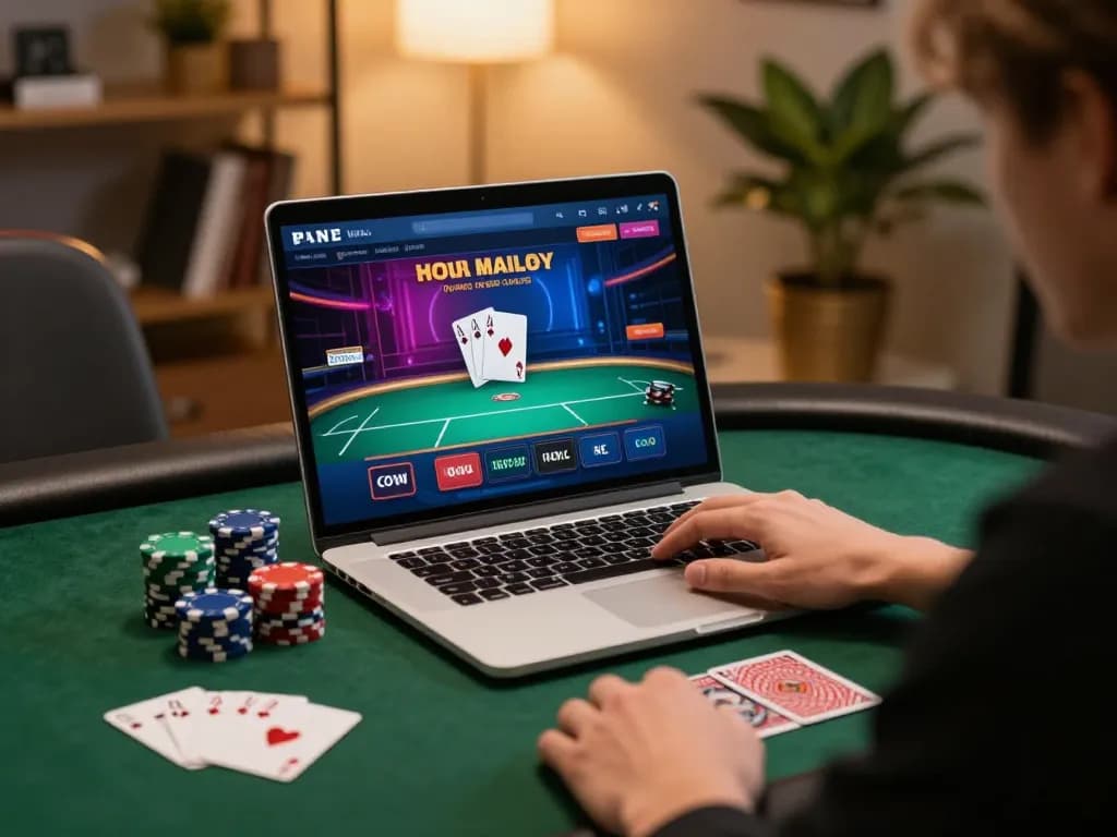 Permainan online yang menarik dengan antarmuka poker HOKI368 dan strategi permainan kartu.