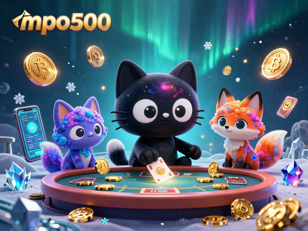 Taruhan seru di mpo500 dengan kucing lubang hitam dan nebula rubah yang mengumpulkan chip emas.