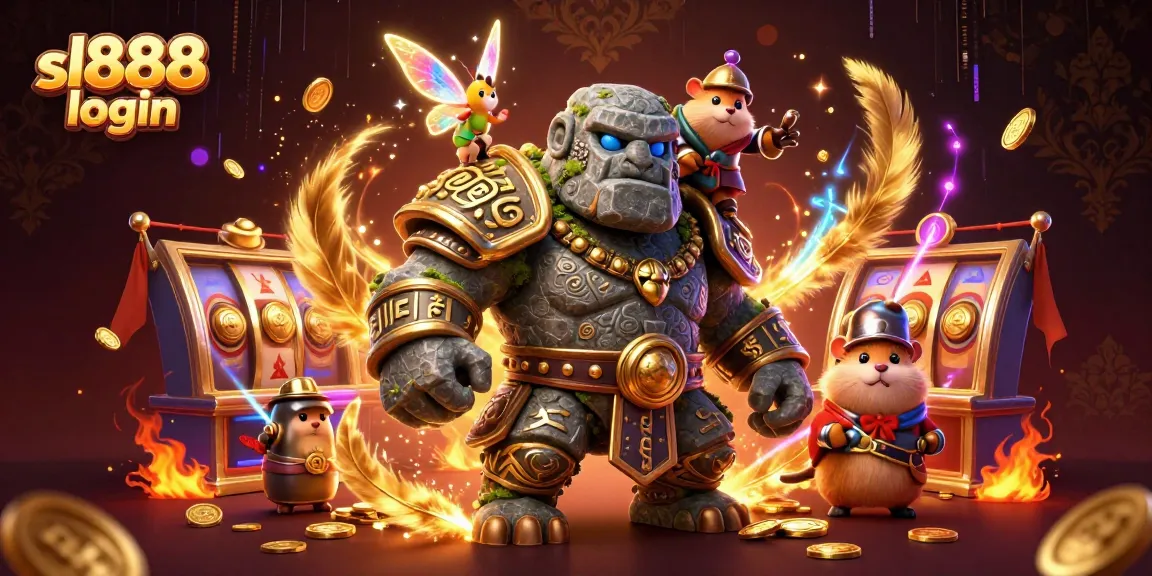 Join the excitement at sl888 login for action-filled gaming in a vibrant casino scene.