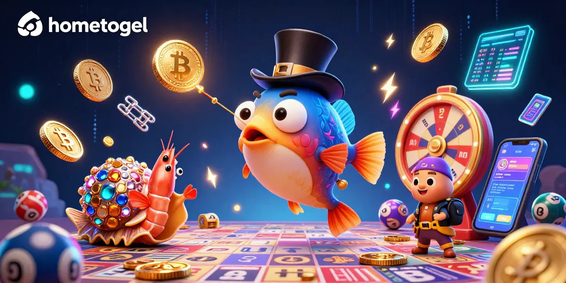 Win big with hometogel's lottery action, featuring vibrant characters and thrilling game elements.