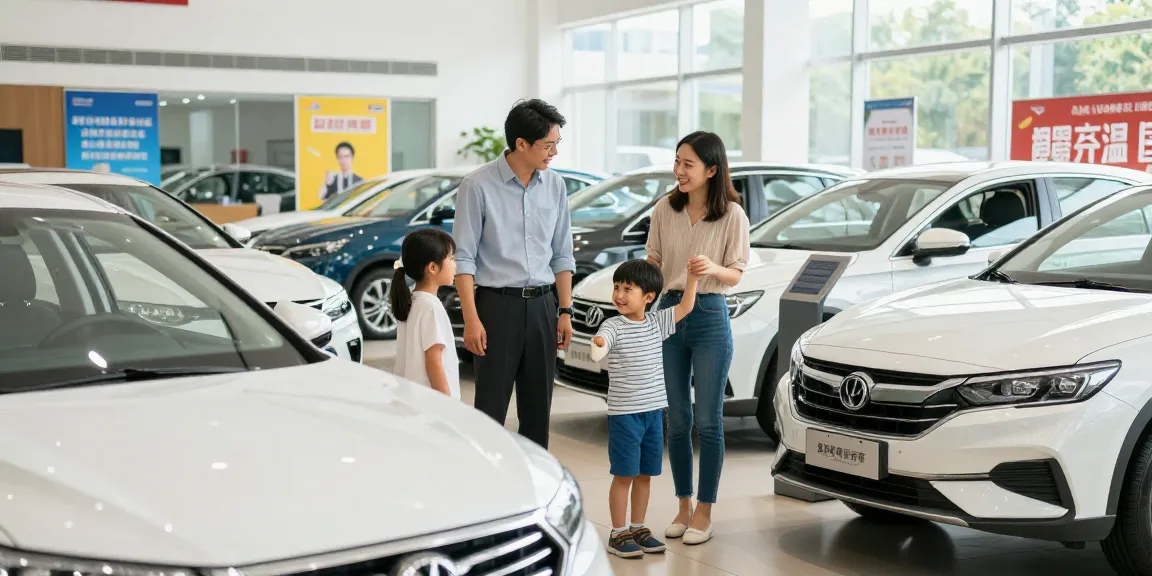 Pengunjung melihat mobil bekas berkualitas di Prestige Motors dengan penawaran ggsoft yang menarik.