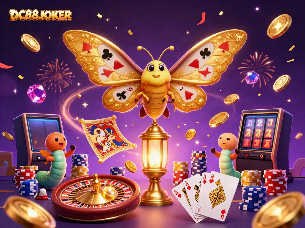 Engage with top-tier casino experiences at DC88JOKER through vibrant gaming illustrations.