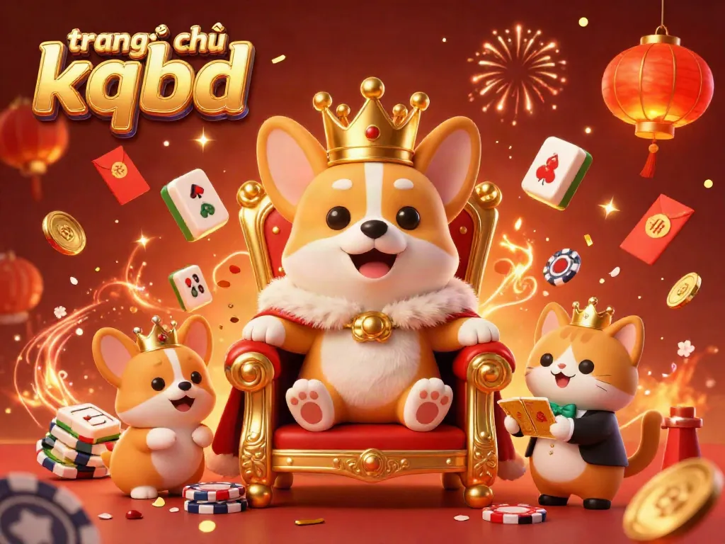 Experience thrilling action and data on trang chủ kqbd with a royal corgi and themed casino elements.