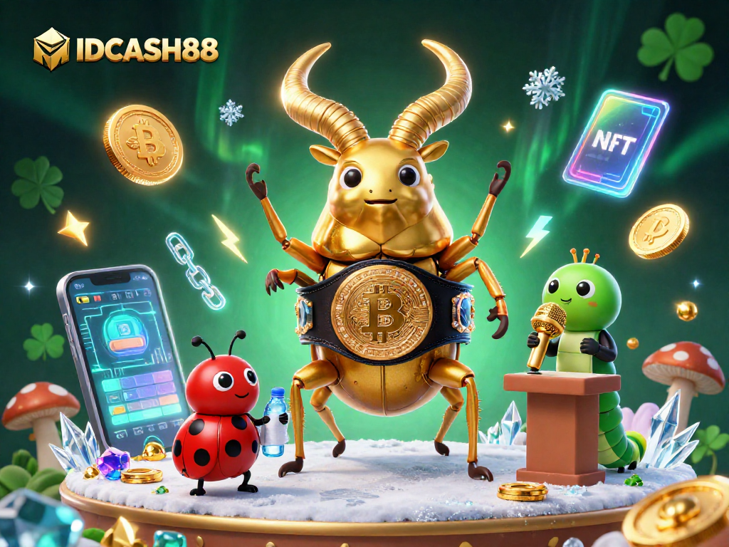 Engage with the vibrant action of IDCASH88's exciting casino scene featuring unique characters.