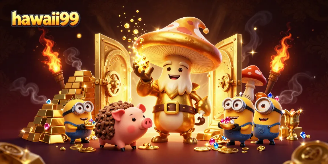 Experience the magic of hawaii99 with enchanting characters winning golden treasures!