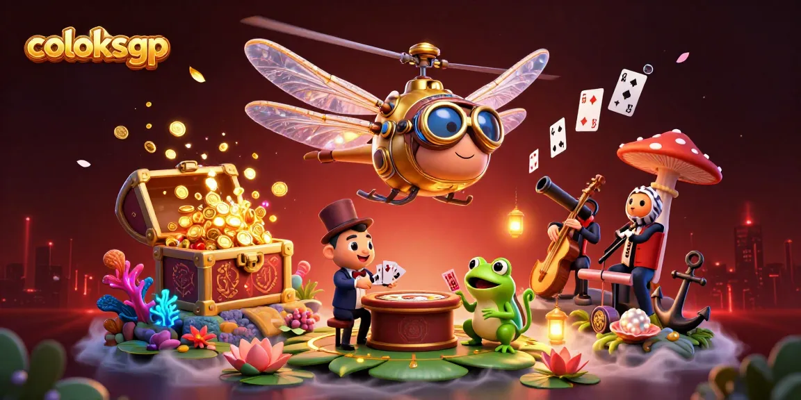 Mainkan coloksgp di kasino dengan ilustrasi kartun 3D penuh warna dan detail menarik.