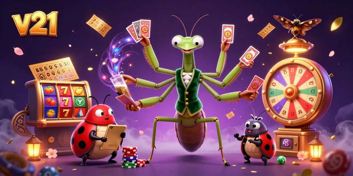 Menangkan permainan slot di v21 dengan simbol keberuntungan dan suasana kasual yang menggembirakan.
