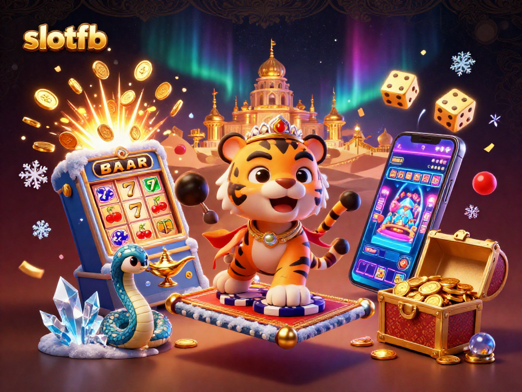 Explore the vibrant slotfb world with a magical sultan, jackpot wins, and casino excitement!