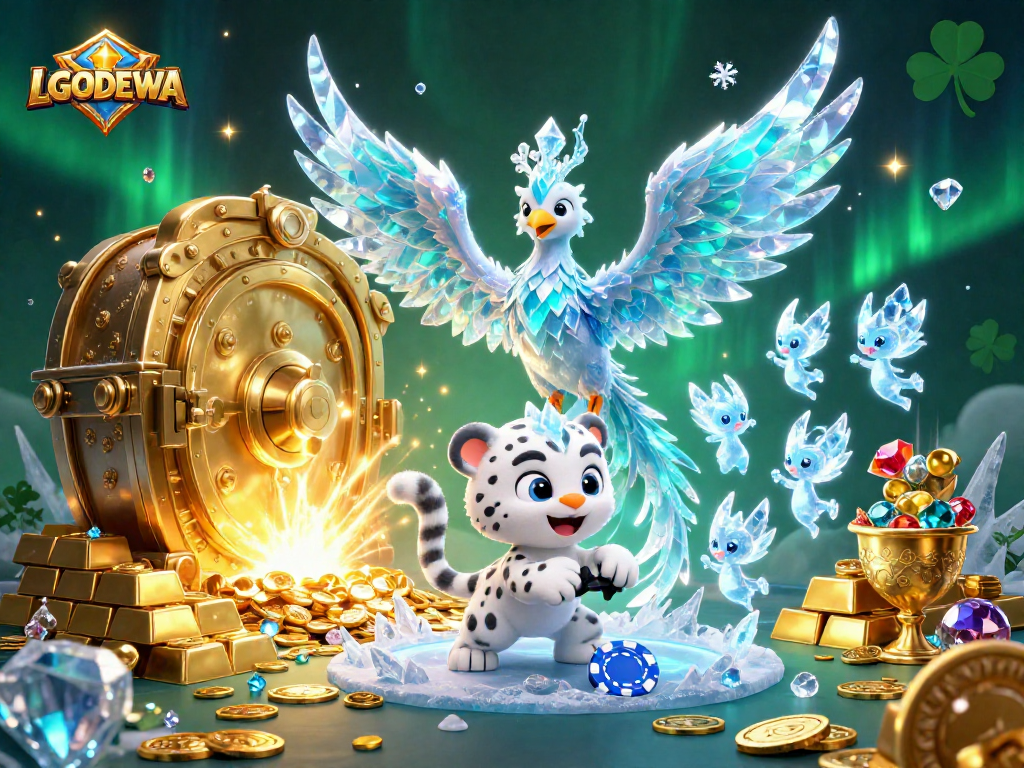 Join the thrilling world of LGODEWA with vibrant casino characters and sparkling treasures!