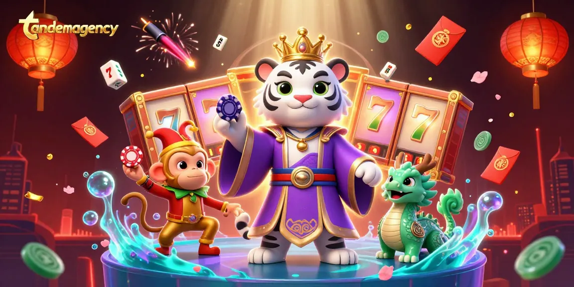 Experience winning excitement at tandemagency with dynamic 3D casino characters and vibrant slots.