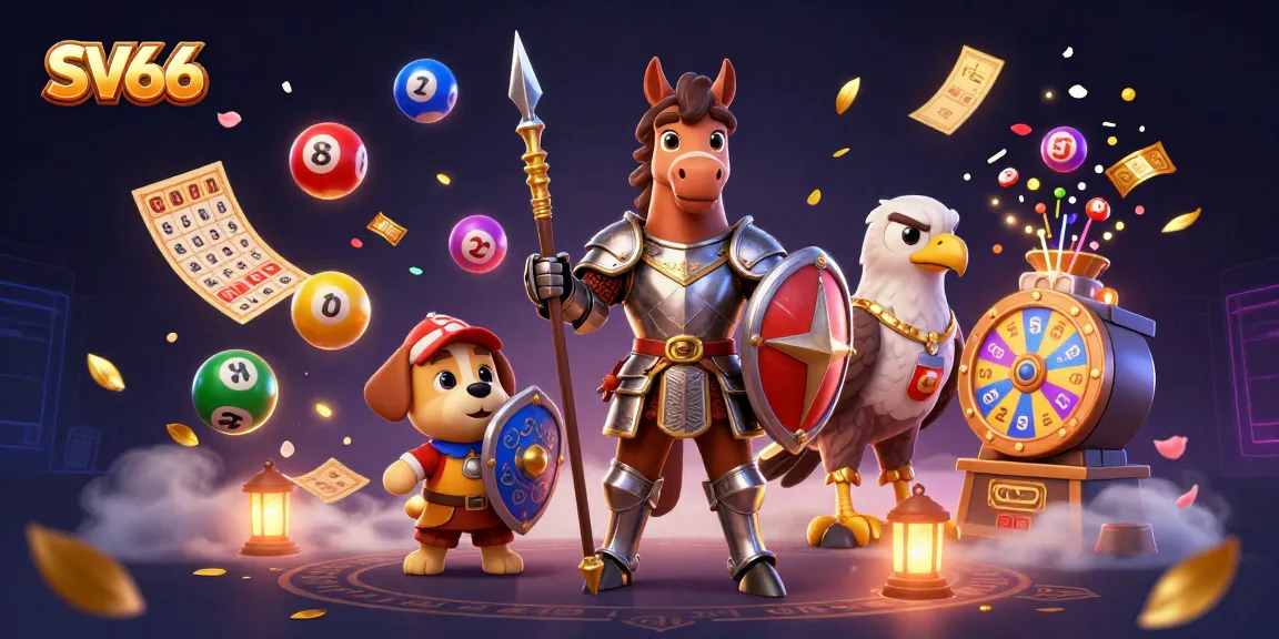 Engaging scene of SV66 casino dynamics with medieval knight, squire, and falcon celebrating wins