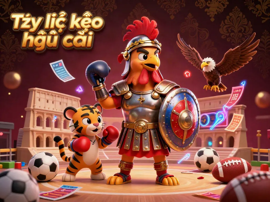 Engage with Tỷ lệ kèo nhà cái in a vibrant sports betting scene showcasing thrilling betting action and dynamics.