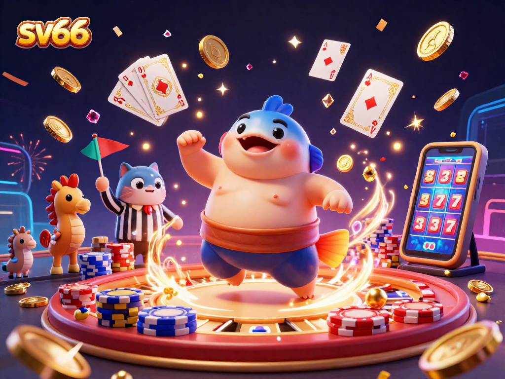 Experience exciting gameplay at sv66 with vibrant casino elements and engaging characters.
