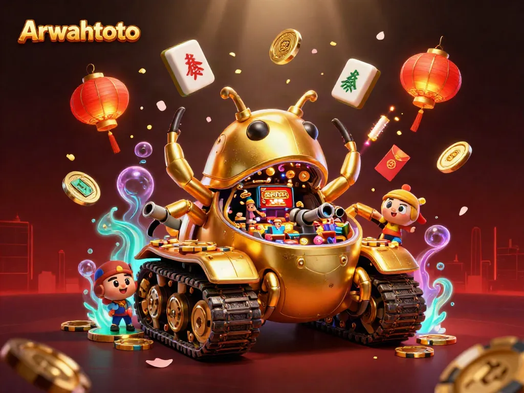 Arwahtoto menampilkan tank keledai emas yang menyimpan kasino mini, penuh keceriaan.