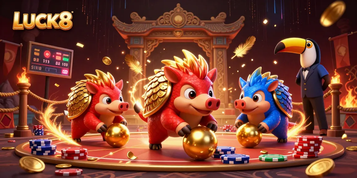 LUCK8 tham gia vào trận đấu sòng bạc đầy màu sắc với hai con tê tê đối kháng.