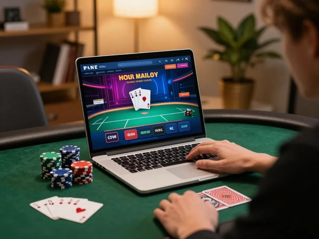 Permainan online yang menarik dengan antarmuka poker HOKI368 dan strategi permainan kartu.
