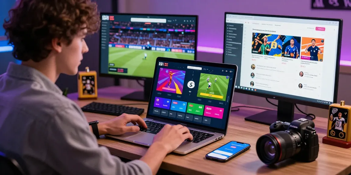 Engaging online sports betting moment with thể thao au88 options on screen, showcasing vibrant graphics and enthusiastic user interaction.