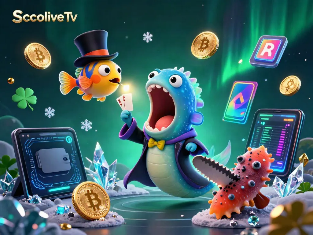 Experience thrilling gameplay with SocoliveTv featuring magical underwater creatures and vibrant cryptocurrency themes.
