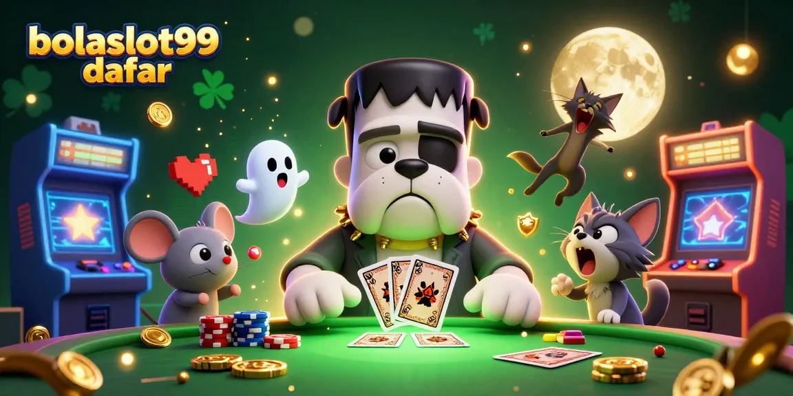 Win big with bolaslot99 daftar at this thrilling casino scene featuring a colorful array of gaming elements.