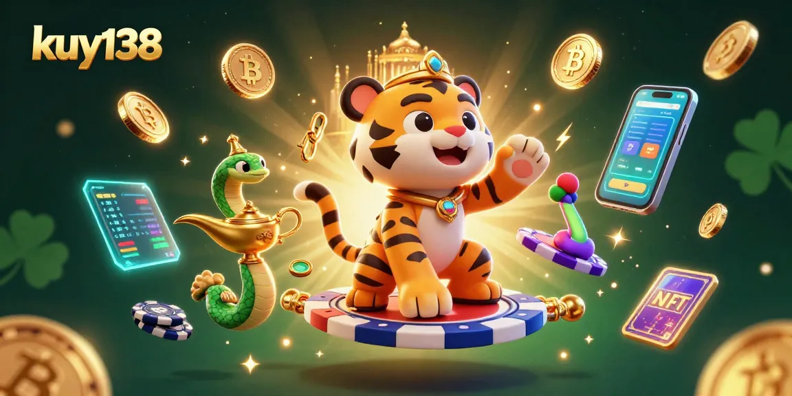 Gandakan pengalaman bermain kuy138 dengan slot bertema kartun yang memikat dan elemen kripto berkilau.