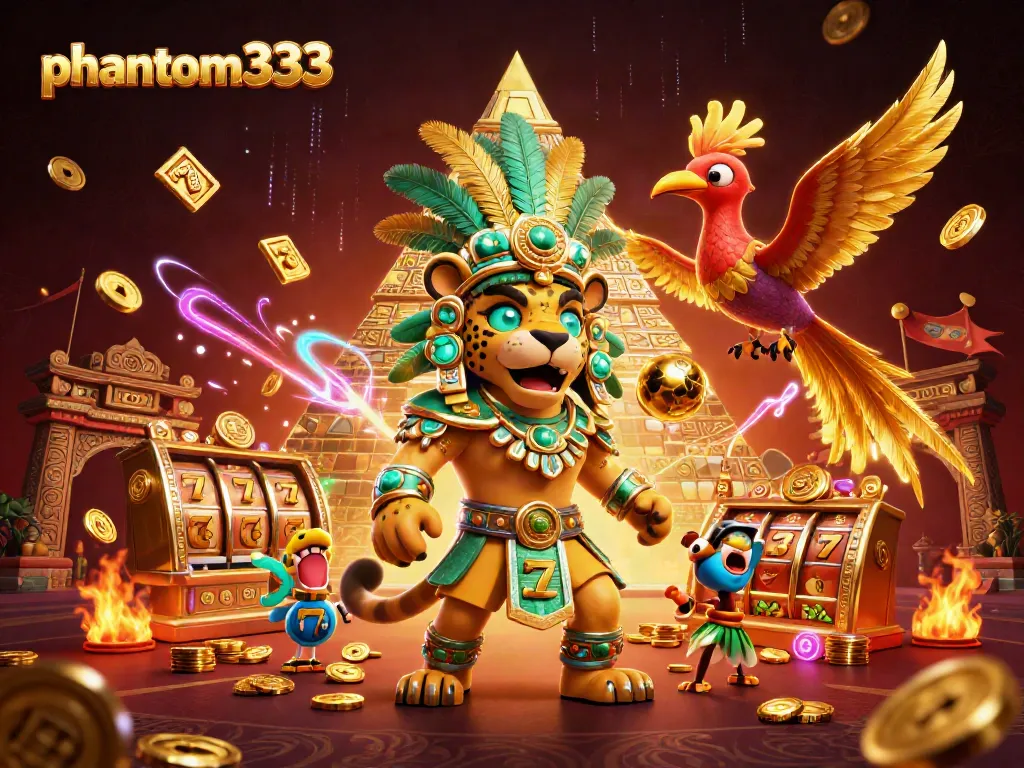 Engage in thrilling casino action with phantom333 showcasing dynamic slot games and vibrant elements.