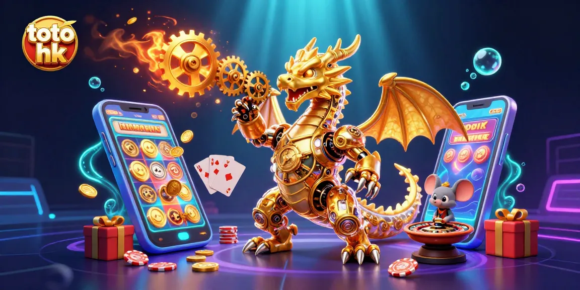 Permainan toto hk yang menarik dalam ilustrasi kasino 3D yang penuh warna dan detail