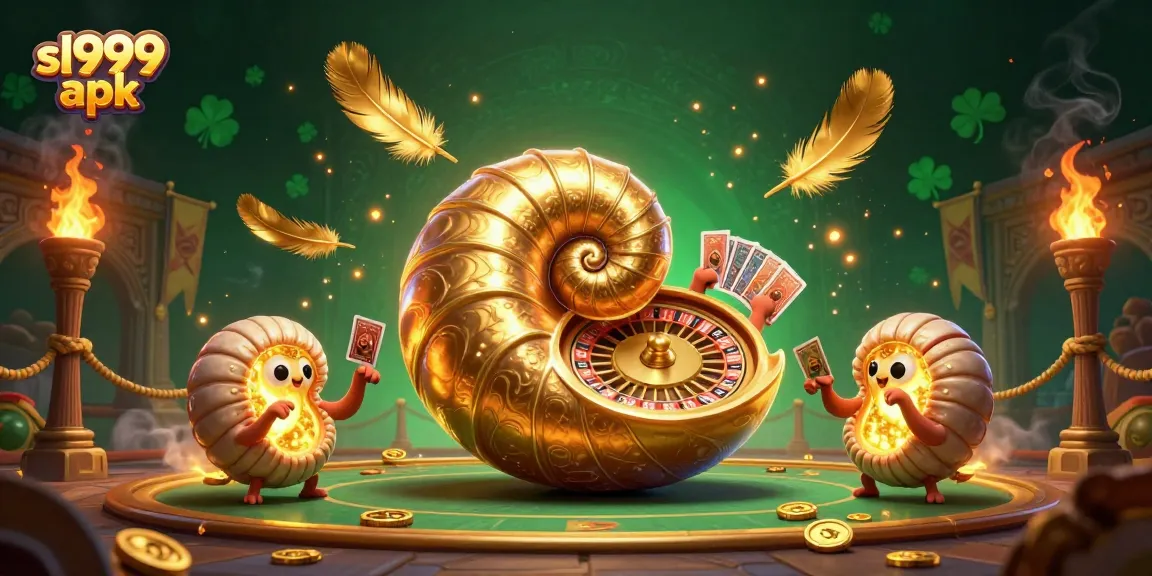 Join the thrilling sl999 apk experience with detailed 3D characters and vibrant casino elements.