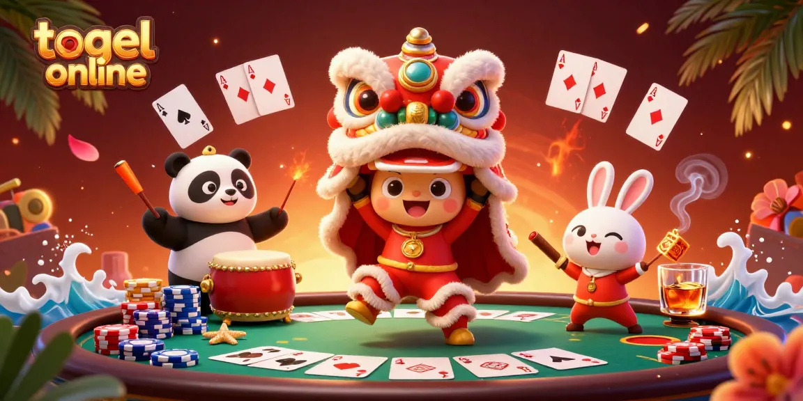 Rasakan keseruan bermain togel online dengan karakter unik dan elemen kasino yang menarik.