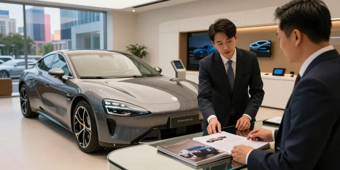 Pengalaman LUXURY 777 di showroom mobil mewah dengan pencahayaan elegan.