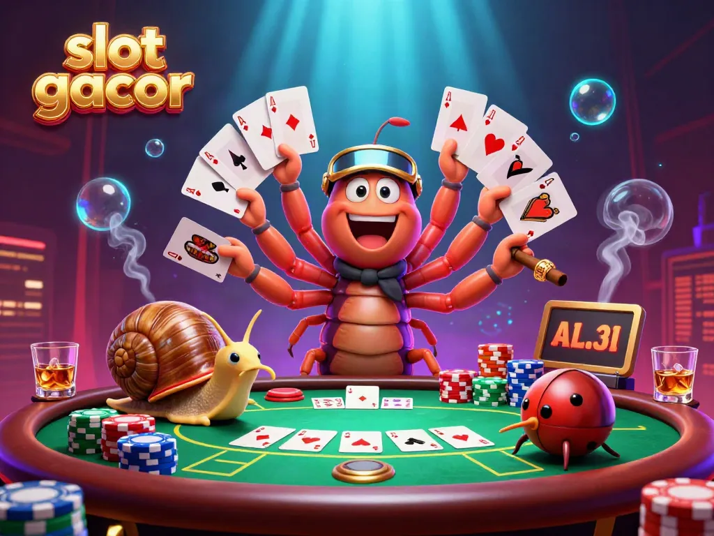 Experience the thrill of slot gacor with vibrant characters and dynamic casino elements in a dazzling 3D world.