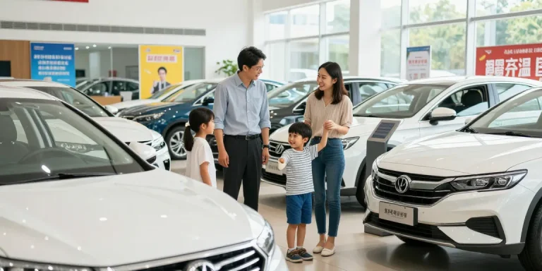 Pengunjung melihat mobil bekas berkualitas di Prestige Motors dengan penawaran ggsoft yang menarik.